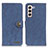 Custodia Portafoglio In Pelle Cover con Supporto A01D per Samsung Galaxy S21 Plus 5G Blu