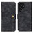 Custodia Portafoglio In Pelle Cover con Supporto A01D per Samsung Galaxy S22 Ultra 5G Nero