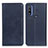 Custodia Portafoglio In Pelle Cover con Supporto A02D per Motorola Moto G Pure Blu