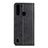 Custodia Portafoglio In Pelle Cover con Supporto A02D per Motorola Moto One Fusion Nero