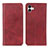 Custodia Portafoglio In Pelle Cover con Supporto A02D per Samsung Galaxy M04 Rosso