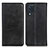 Custodia Portafoglio In Pelle Cover con Supporto A02D per Samsung Galaxy M32 4G Nero