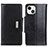 Custodia Portafoglio In Pelle Cover con Supporto A03 per Apple iPhone 13 Mini Nero