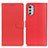 Custodia Portafoglio In Pelle Cover con Supporto A03D per Motorola Moto E32 Rosso