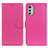 Custodia Portafoglio In Pelle Cover con Supporto A03D per Motorola Moto E32s Rosa Caldo