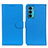 Custodia Portafoglio In Pelle Cover con Supporto A03D per Motorola Moto Edge 20 5G Cielo Blu