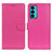 Custodia Portafoglio In Pelle Cover con Supporto A03D per Motorola Moto Edge 20 5G Rosa Caldo