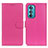 Custodia Portafoglio In Pelle Cover con Supporto A03D per Motorola Moto Edge 30 5G Rosa Caldo