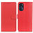 Custodia Portafoglio In Pelle Cover con Supporto A03D per Motorola Moto G 5G (2022) Rosso