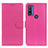 Custodia Portafoglio In Pelle Cover con Supporto A03D per Motorola Moto G Pure Rosa Caldo