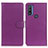 Custodia Portafoglio In Pelle Cover con Supporto A03D per Motorola Moto G Pure Viola