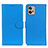 Custodia Portafoglio In Pelle Cover con Supporto A03D per Motorola Moto G32 Cielo Blu