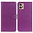 Custodia Portafoglio In Pelle Cover con Supporto A03D per Motorola Moto G32 Viola