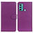 Custodia Portafoglio In Pelle Cover con Supporto A03D per Motorola Moto G40 Fusion Viola