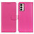 Custodia Portafoglio In Pelle Cover con Supporto A03D per Motorola Moto G42 Rosa Caldo
