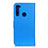 Custodia Portafoglio In Pelle Cover con Supporto A03D per Motorola Moto One Fusion Plus Cielo Blu