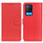 Custodia Portafoglio In Pelle Cover con Supporto A03D per Oppo A54 4G Rosso