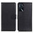 Custodia Portafoglio In Pelle Cover con Supporto A03D per Oppo A54s Nero