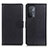 Custodia Portafoglio In Pelle Cover con Supporto A03D per Oppo A74 5G Nero