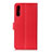 Custodia Portafoglio In Pelle Cover con Supporto A03D per Samsung Galaxy M02 Rosso