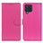 Custodia Portafoglio In Pelle Cover con Supporto A03D per Samsung Galaxy M32 4G Rosa Caldo