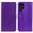 Custodia Portafoglio In Pelle Cover con Supporto A03D per Samsung Galaxy S21 Ultra 5G Viola