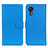 Custodia Portafoglio In Pelle Cover con Supporto A03D per Samsung Galaxy XCover 5 SM-G525F Cielo Blu