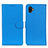 Custodia Portafoglio In Pelle Cover con Supporto A03D per Samsung Galaxy Xcover Pro 2 5G Cielo Blu