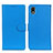 Custodia Portafoglio In Pelle Cover con Supporto A03D per Sony Xperia Ace III Cielo Blu