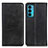 Custodia Portafoglio In Pelle Cover con Supporto A04D per Motorola Moto Edge Lite 5G Nero
