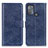 Custodia Portafoglio In Pelle Cover con Supporto A04D per Motorola Moto G50 Blu