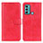 Custodia Portafoglio In Pelle Cover con Supporto A04D per Motorola Moto G60 Rosso
