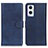 Custodia Portafoglio In Pelle Cover con Supporto A04D per OnePlus Nord N20 5G Blu