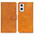 Custodia Portafoglio In Pelle Cover con Supporto A04D per OnePlus Nord N20 5G Marrone