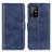 Custodia Portafoglio In Pelle Cover con Supporto A04D per Oppo A94 5G Blu