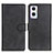 Custodia Portafoglio In Pelle Cover con Supporto A04D per Oppo A96 5G Nero