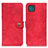 Custodia Portafoglio In Pelle Cover con Supporto A04D per Samsung Galaxy F42 5G Rosso