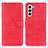 Custodia Portafoglio In Pelle Cover con Supporto A04D per Samsung Galaxy S22 5G Rosso