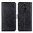 Custodia Portafoglio In Pelle Cover con Supporto A04D per Sony Xperia PRO-I Nero