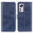 Custodia Portafoglio In Pelle Cover con Supporto A04D per Xiaomi Mi 12 Lite 5G Blu