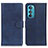 Custodia Portafoglio In Pelle Cover con Supporto A05D per Motorola Moto Edge 30 5G Blu