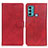 Custodia Portafoglio In Pelle Cover con Supporto A05D per Motorola Moto G40 Fusion Rosso