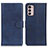 Custodia Portafoglio In Pelle Cover con Supporto A05D per Motorola Moto G42 Blu