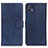 Custodia Portafoglio In Pelle Cover con Supporto A05D per Motorola Moto G50 5G Blu