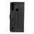 Custodia Portafoglio In Pelle Cover con Supporto A05D per Motorola Moto One Fusion Nero