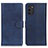 Custodia Portafoglio In Pelle Cover con Supporto A05D per Nokia G100 Blu