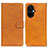 Custodia Portafoglio In Pelle Cover con Supporto A05D per OnePlus Nord CE 3 5G Marrone
