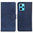 Custodia Portafoglio In Pelle Cover con Supporto A05D per Realme 9 Pro+ Plus 5G Blu