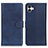 Custodia Portafoglio In Pelle Cover con Supporto A05D per Samsung Galaxy A04E Blu