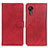 Custodia Portafoglio In Pelle Cover con Supporto A05D per Samsung Galaxy XCover 5 SM-G525F Rosso